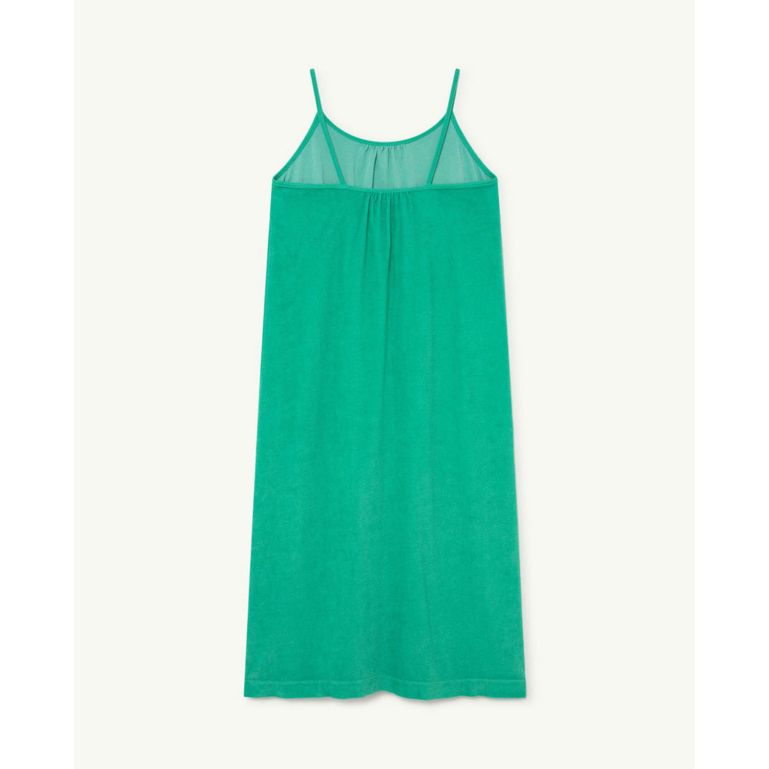 The Animals Observatory Gazel Kids Dress - Green Logo