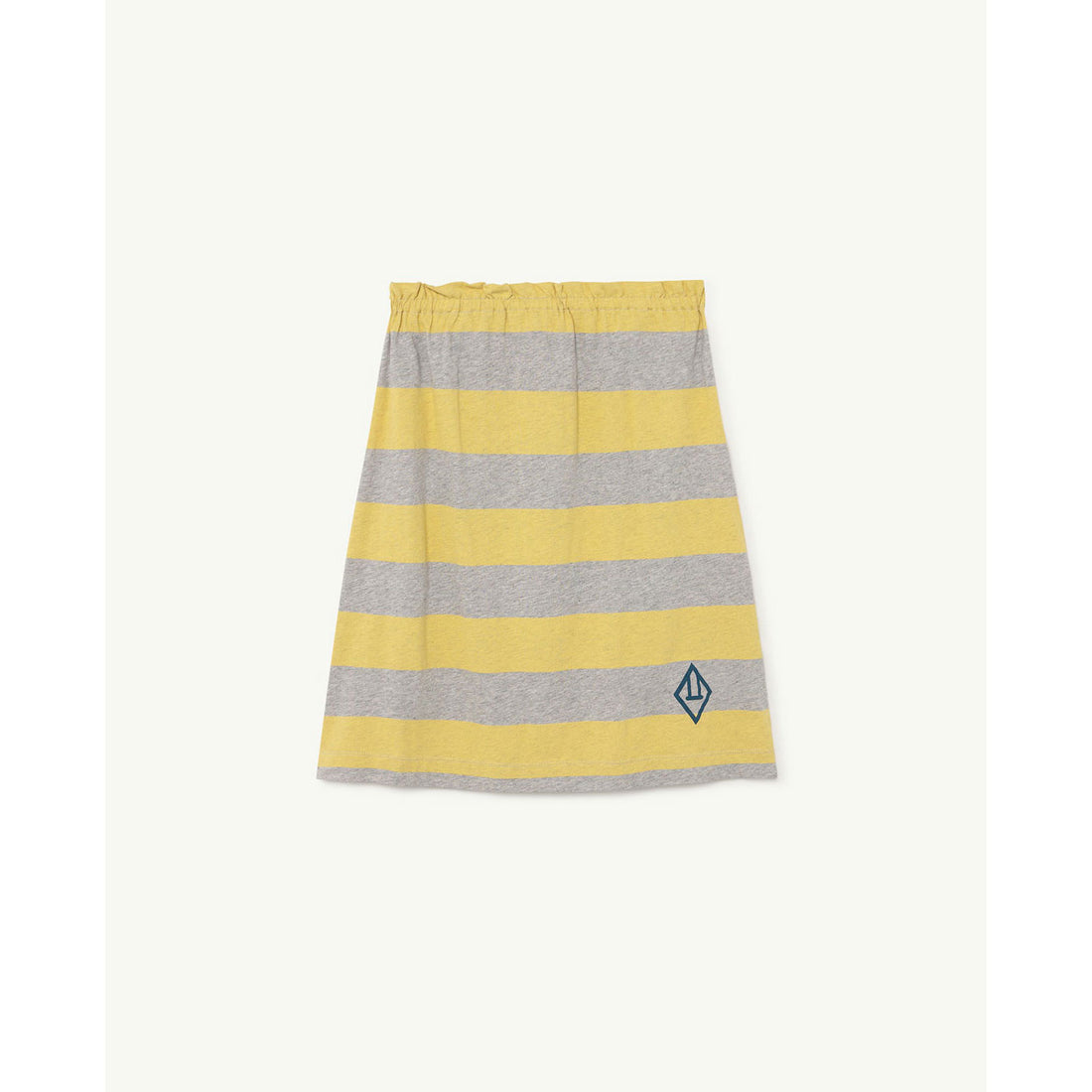 The Animals Observatory Stripes Kitten Kids Skirt - Grey Stripe