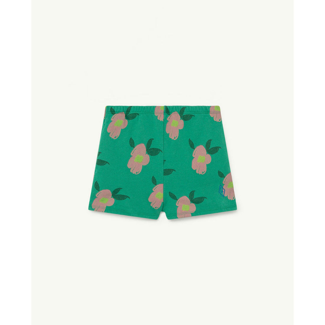 The Animals Observatory Hedgehog Kids Pants - Green Flowers