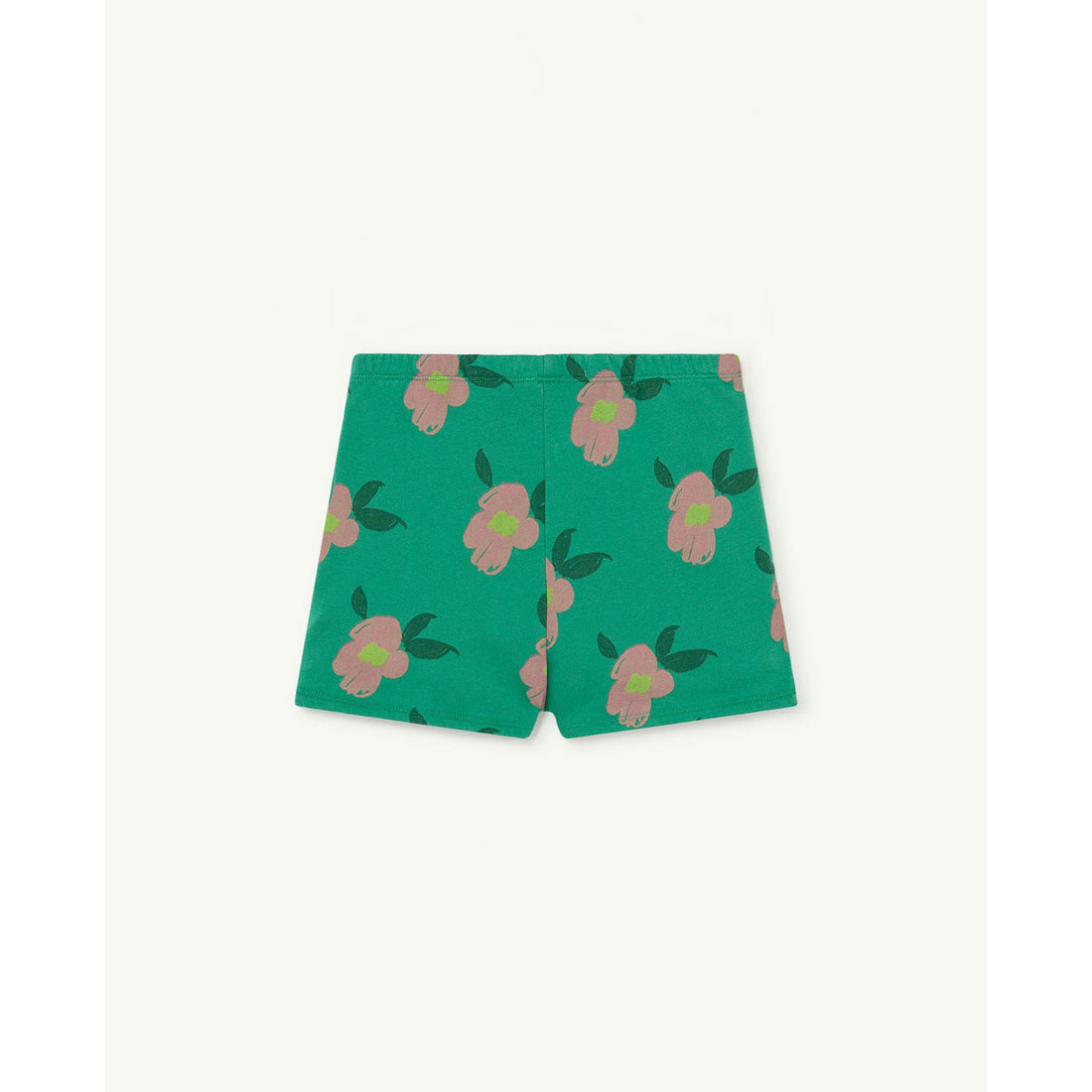 The Animals Observatory Hedgehog Kids Pants - Green Flowers