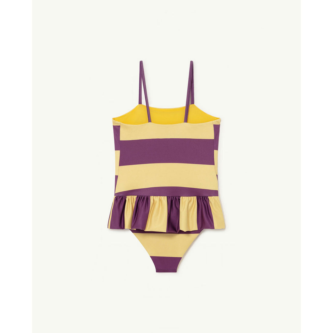 The Animals Observatory Clownfish Kids Swimsuit - Yellow Stripe