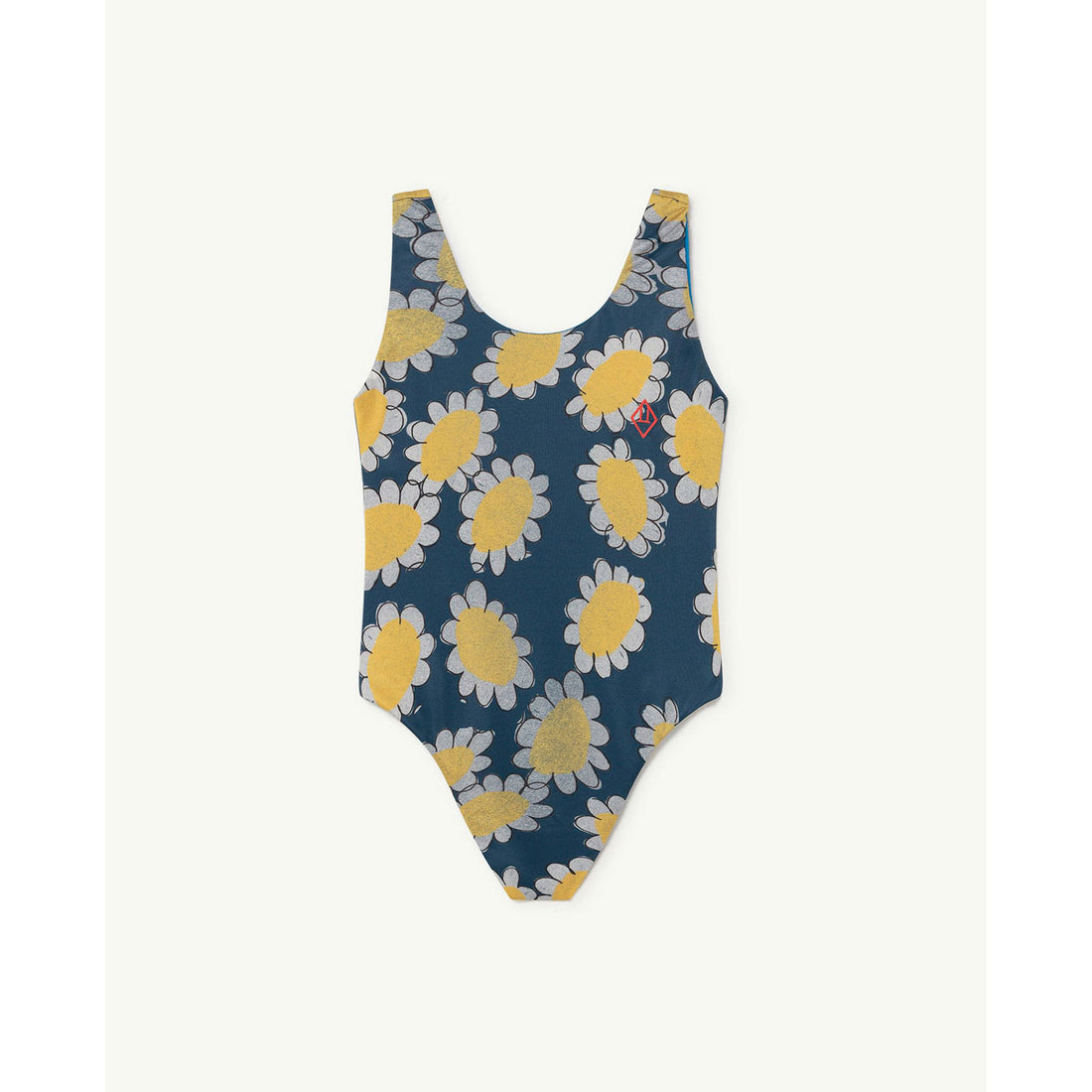 The Animals Observatory Trout Kids Swimsuit - Navy Flowers