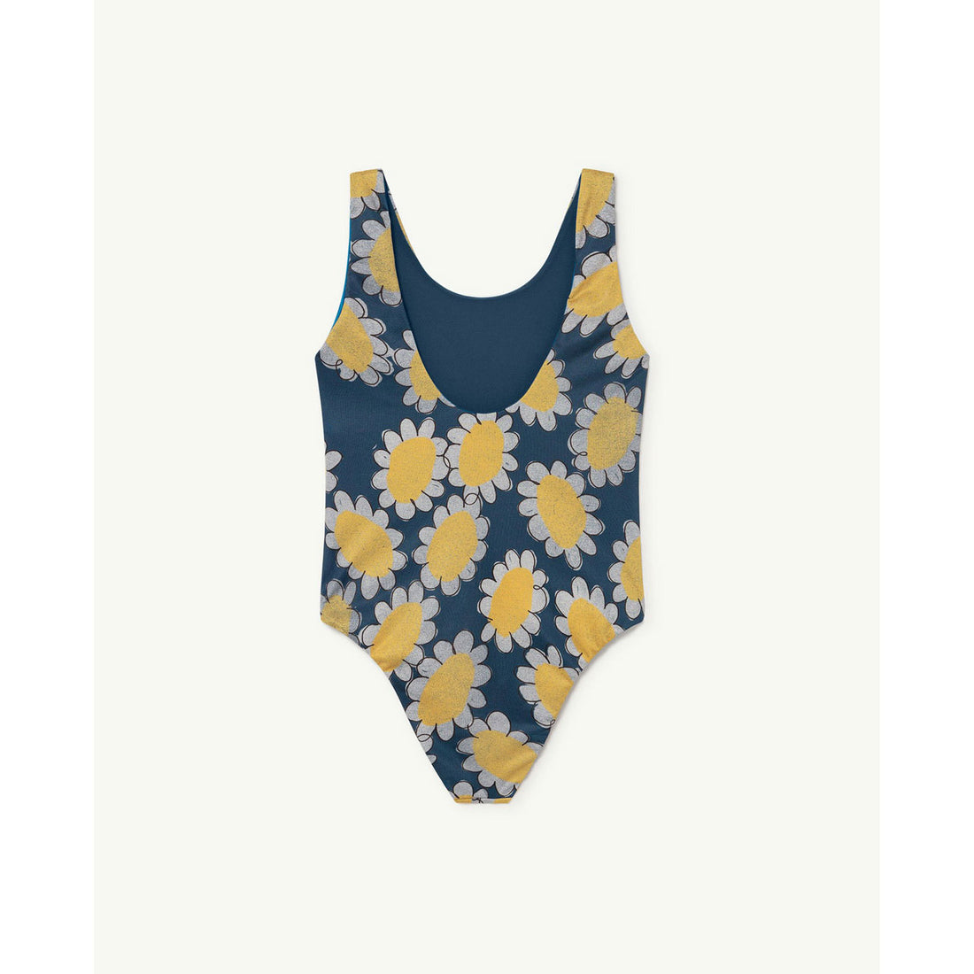 The Animals Observatory Trout Kids Swimsuit - Navy Flowers
