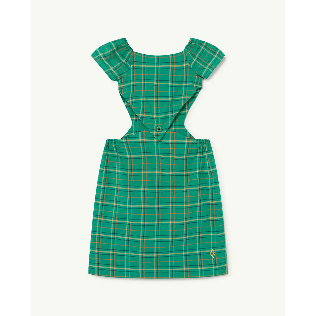 The Animals Observatory Badger Kids Dress - Green Logo
