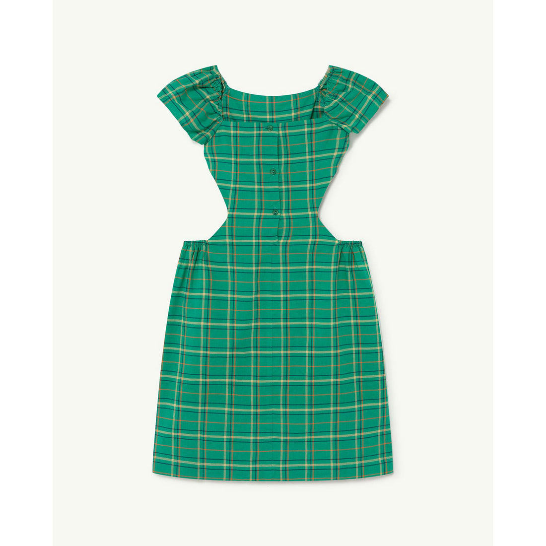 The Animals Observatory Badger Kids Dress - Green Logo