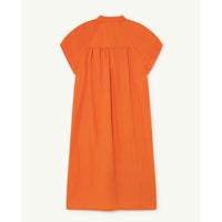 The Animals Observatory Swallow Kids Dress - Orange Logo