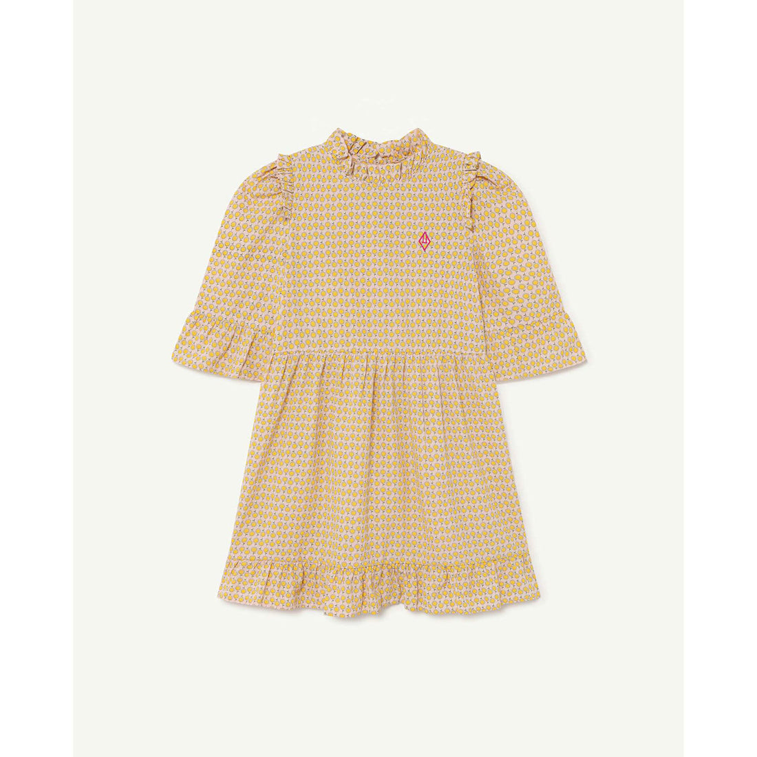 The Animals Observatory Tortoise Kids Dress - Pink Flowers