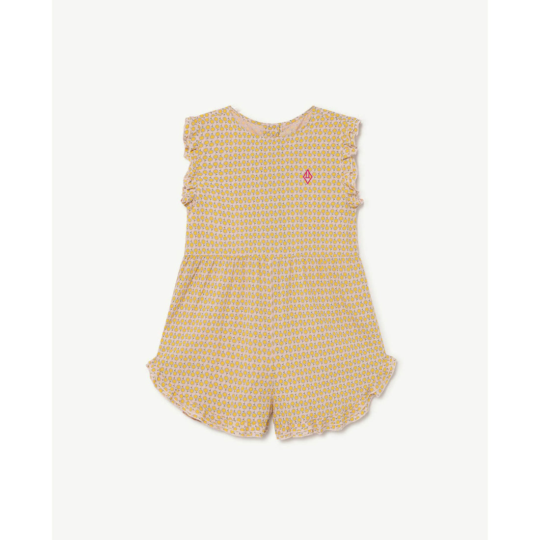 The Animals Observatory Squirrel Kids Jumpsuit - Pink Flowers