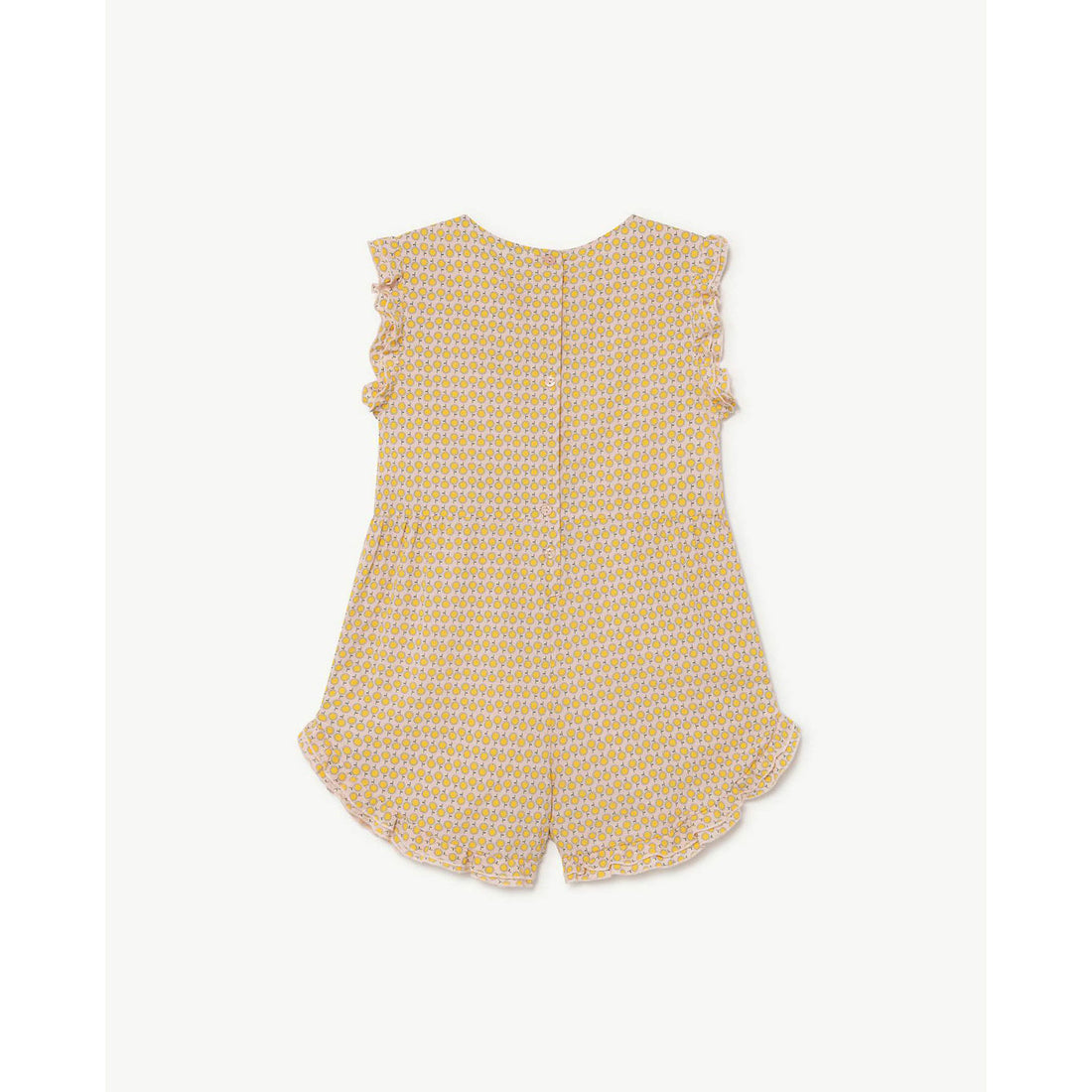 The Animals Observatory Squirrel Kids Jumpsuit - Pink Flowers