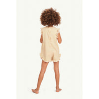 The Animals Observatory Squirrel Kids Jumpsuit - Pink Flowers