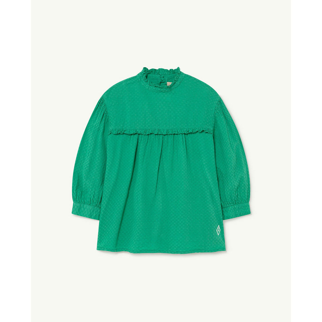 The Animals Observatory Cockatoo Kids Shirt - Green Logo