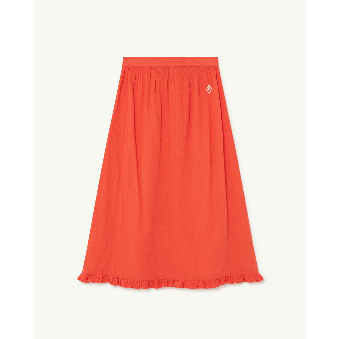 The Animals Observatory Sparrow Kids Skirt - Red Logo