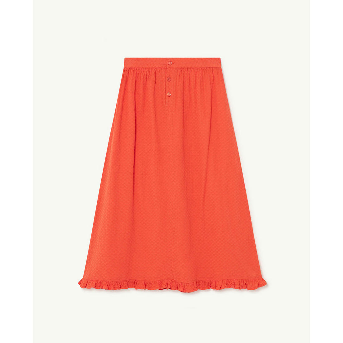 The Animals Observatory Sparrow Kids Skirt - Red Logo