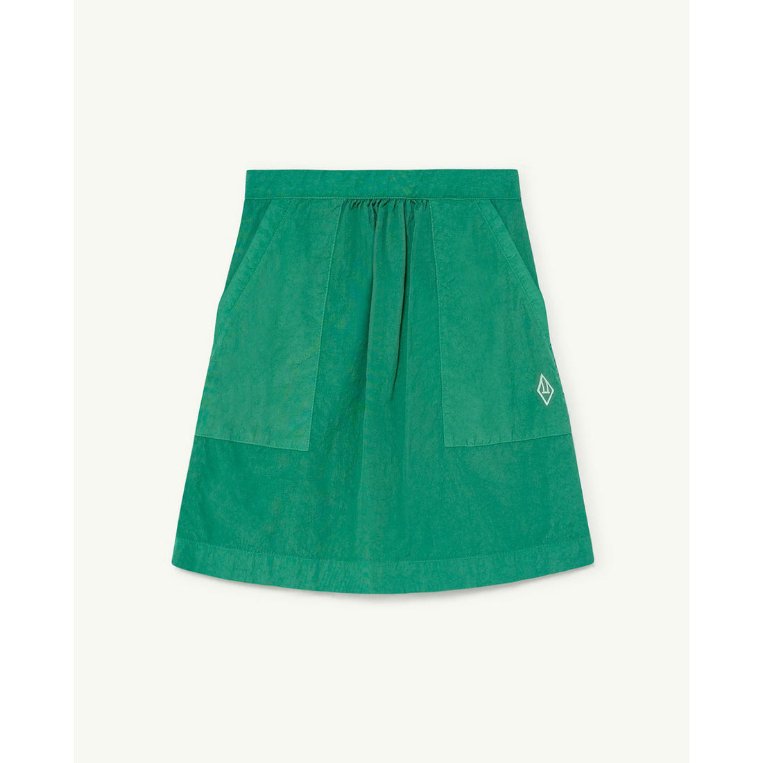 The Animals Observatory Bird Kids Skirt - Green Logo