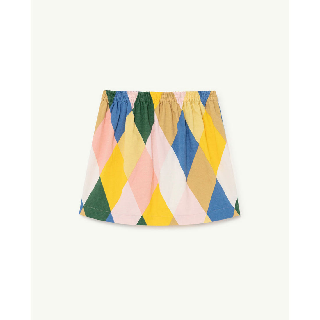 The Animals Observatory Wombat Kids Skirt - White Diamonds
