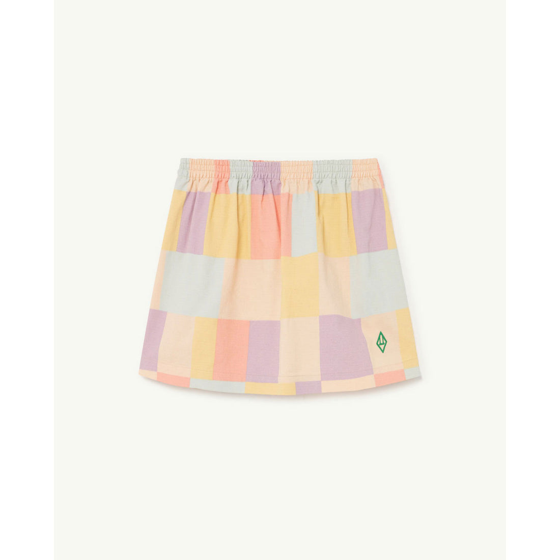 The Animals Observatory Wombat Kids Skirt - Beige Quilted