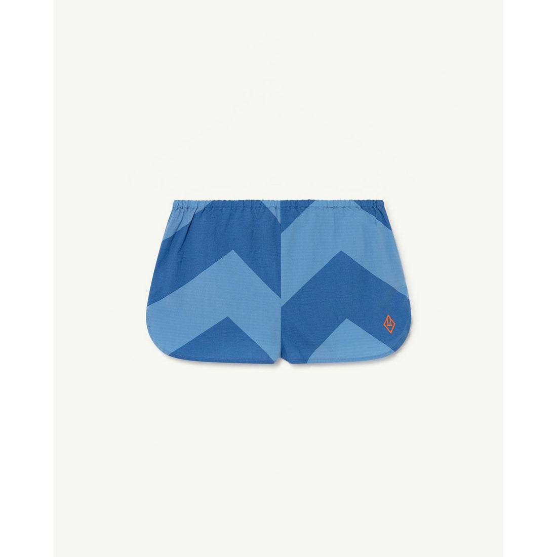 The Animals Observatory Clam Kids Pants - Blue Zigzag