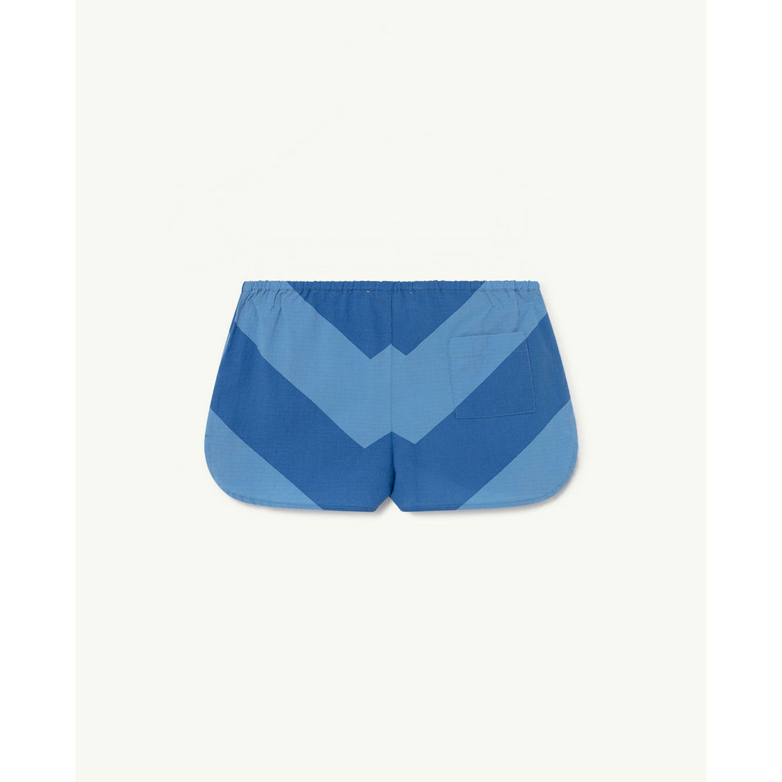 The Animals Observatory Clam Kids Pants - Blue Zigzag