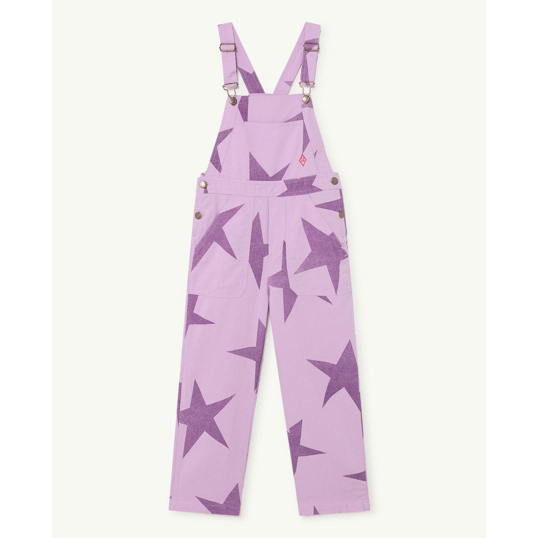 The Animals Observatory Mule Kids Jumpsuit - Lilac Stars