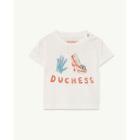 The Animals Observatory Rooster Baby T-Shirt - White Dutchess