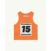 The Animals Observatory Tank Frog Baby T-Shirt - Orange 15