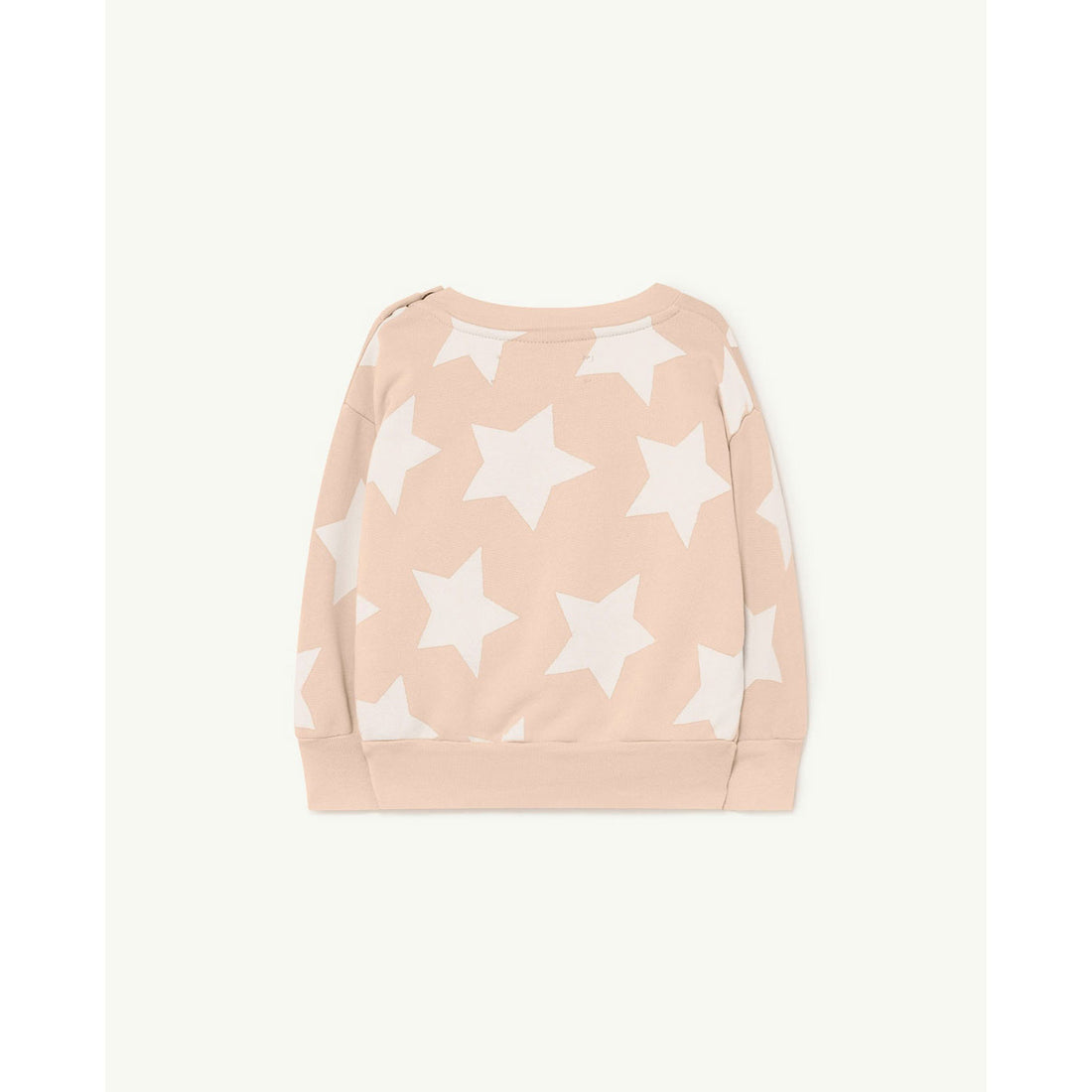 The Animals Observatory Bear Baby Sweatshirt - Beige Stars
