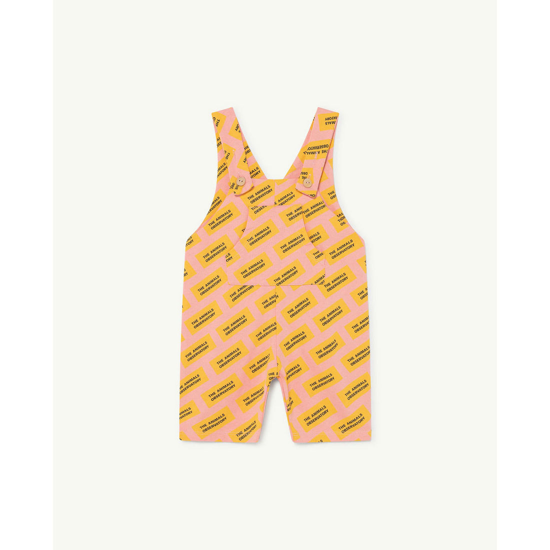 The Animals Observatory Mammoth Baby Jumpsuit - Pink Animals