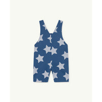 The Animals Observatory Mammoth Baby Jumpsuit - Blue Stars
