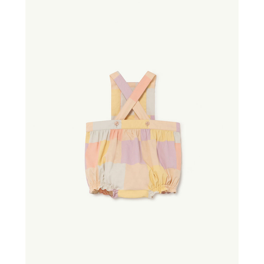 The Animals Observatory Meerkat Baby Jumpsuit - Beige Quilted