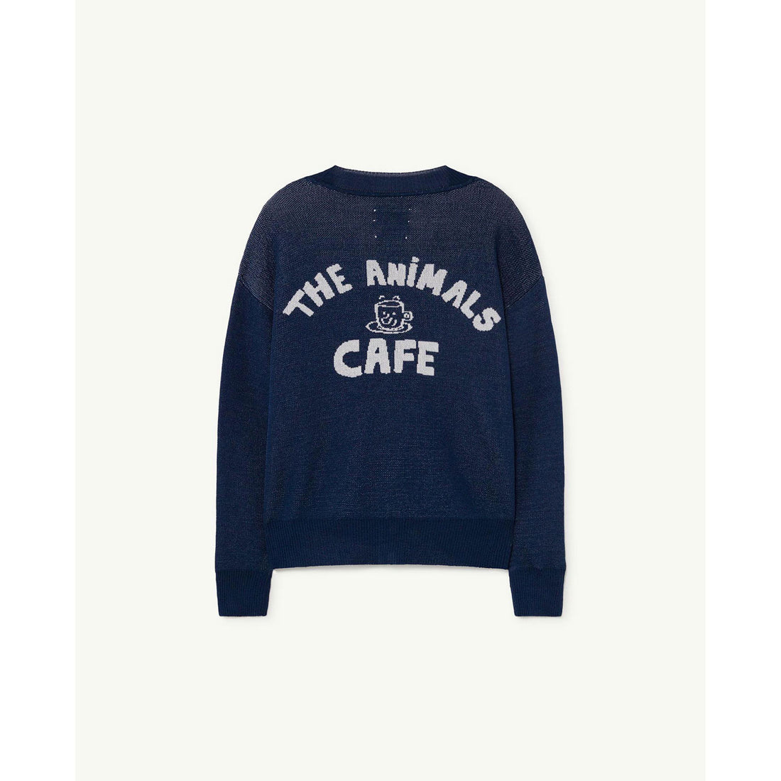 The Animals Observatory Plain Racoon Kids+ Cardigan - Navy