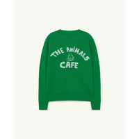 The Animals Observatory Plain Racoon Kids+ Cardigan - Green