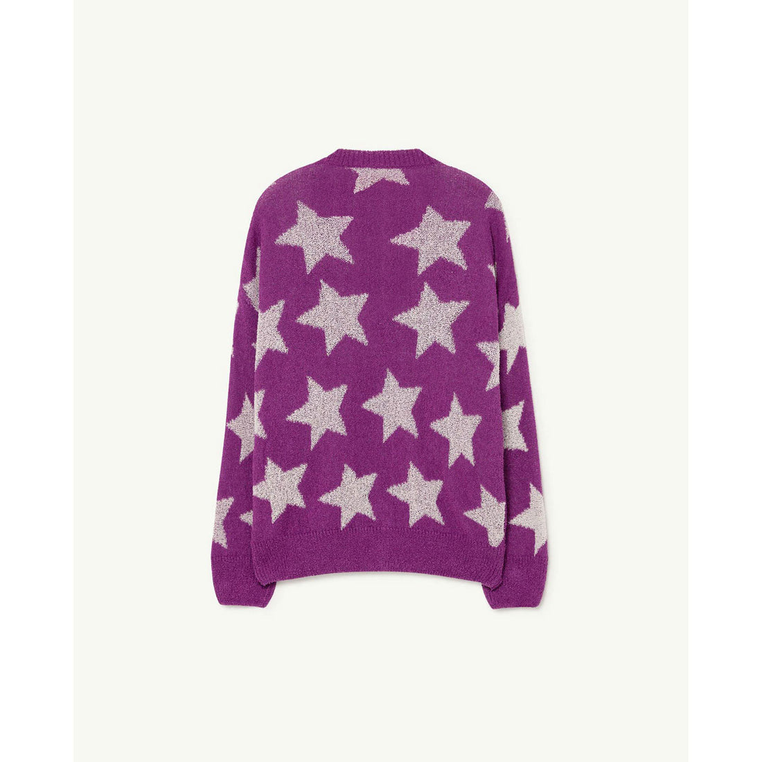 The Animals Observatory Star Racoon Kids Cardigan - Purple Stars
