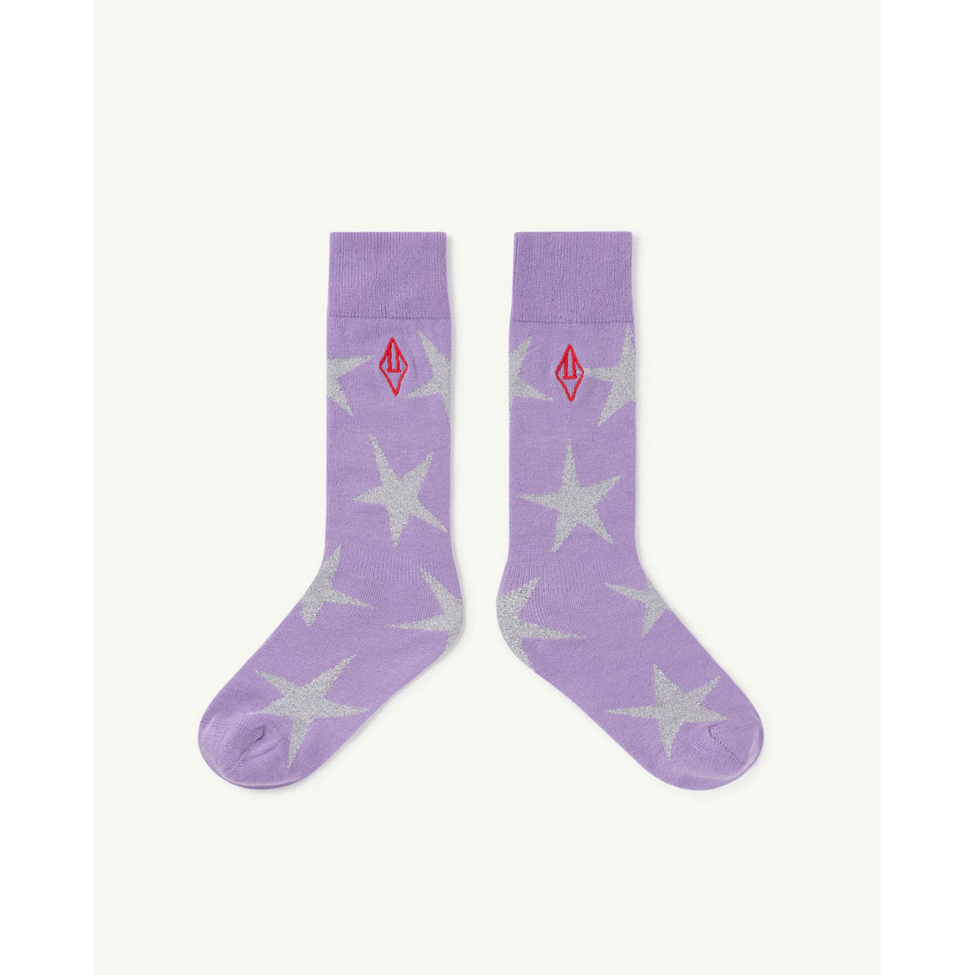 The Animals Observatory Snail Kids Socks - Lilac Stars