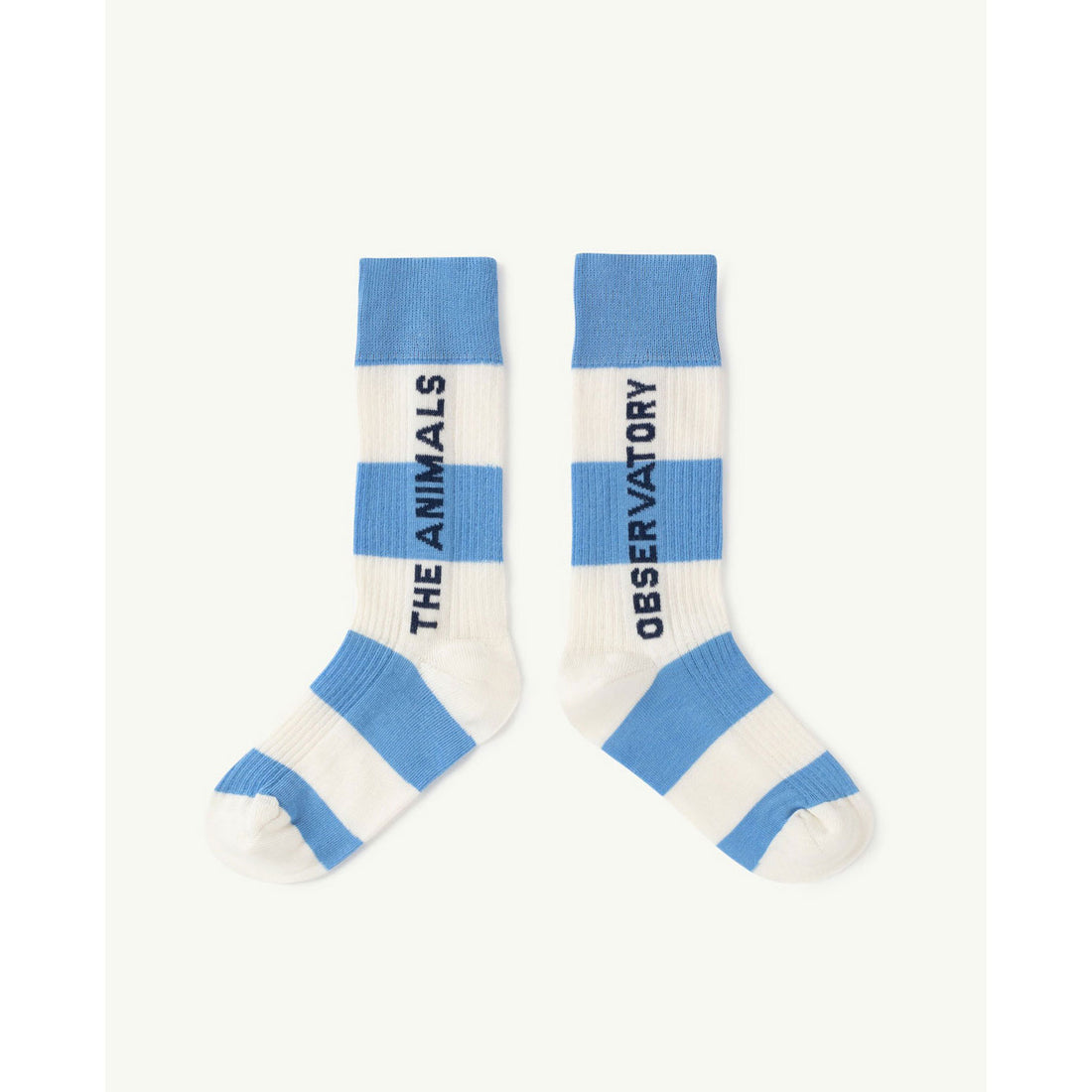 The Animals Observatory Worm Kids Socks  - White Stripes