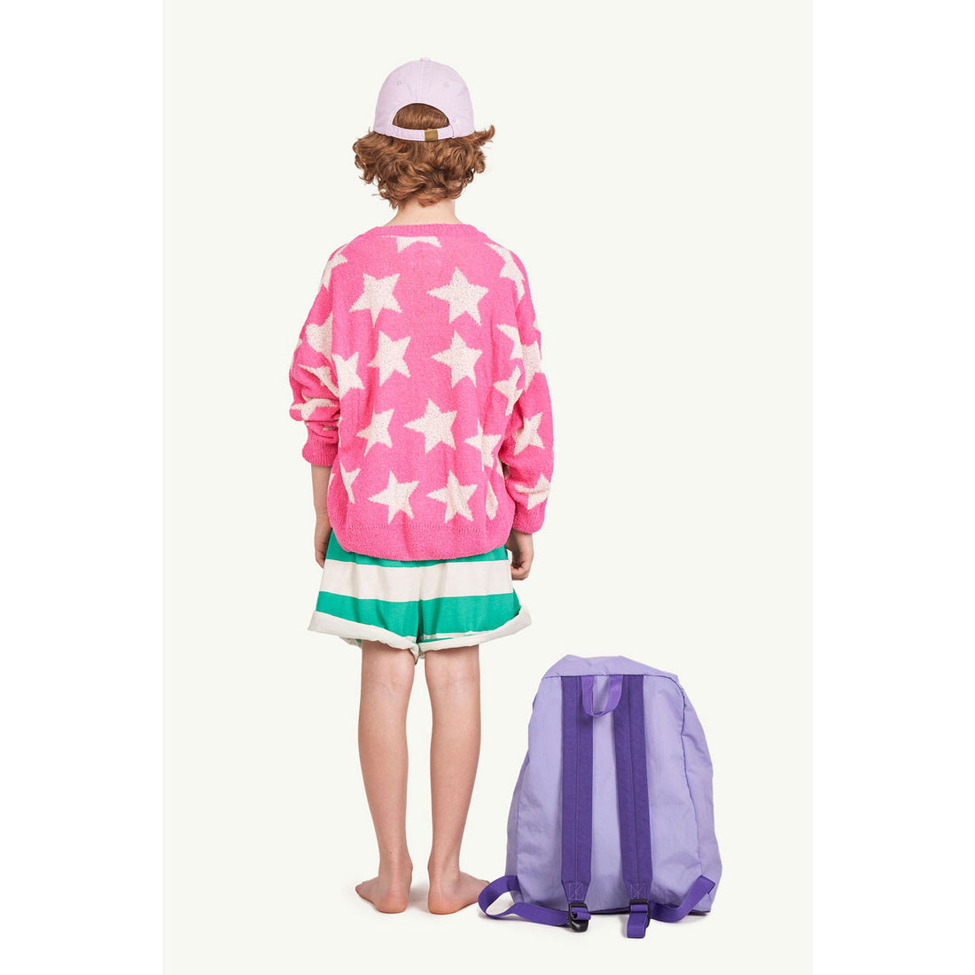 The Animals Observatory Back Pack Onesize Bag - Lilac Animals