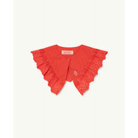 The Animals Observatory Plain Hawk Onesize Collar - Red Logo