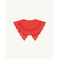 The Animals Observatory Plain Hawk Onesize Collar - Red Logo