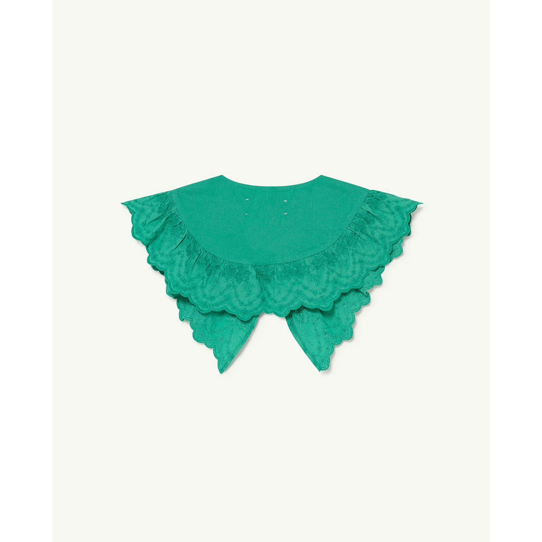 The Animals Observatory Plain Hawk Onesize Collar - Green Logo