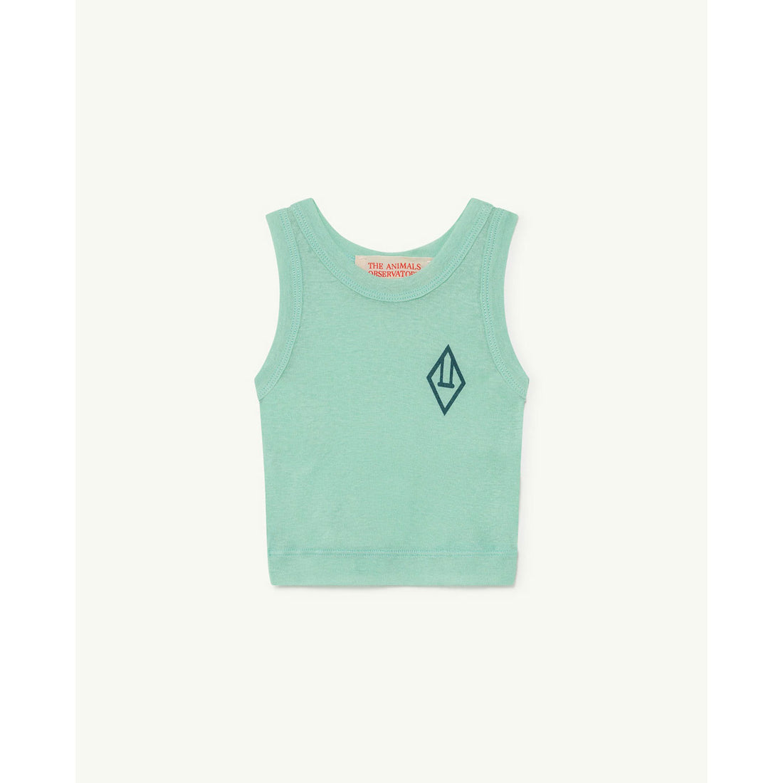 The Animals Observatory Frog Baby T-Shirt - Aqua Logo