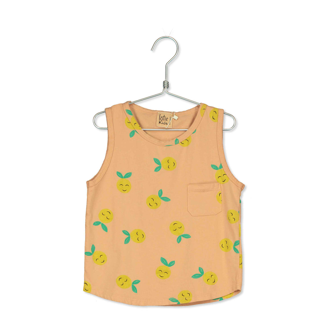 LotieKids Nude Grapefruits Tank Top