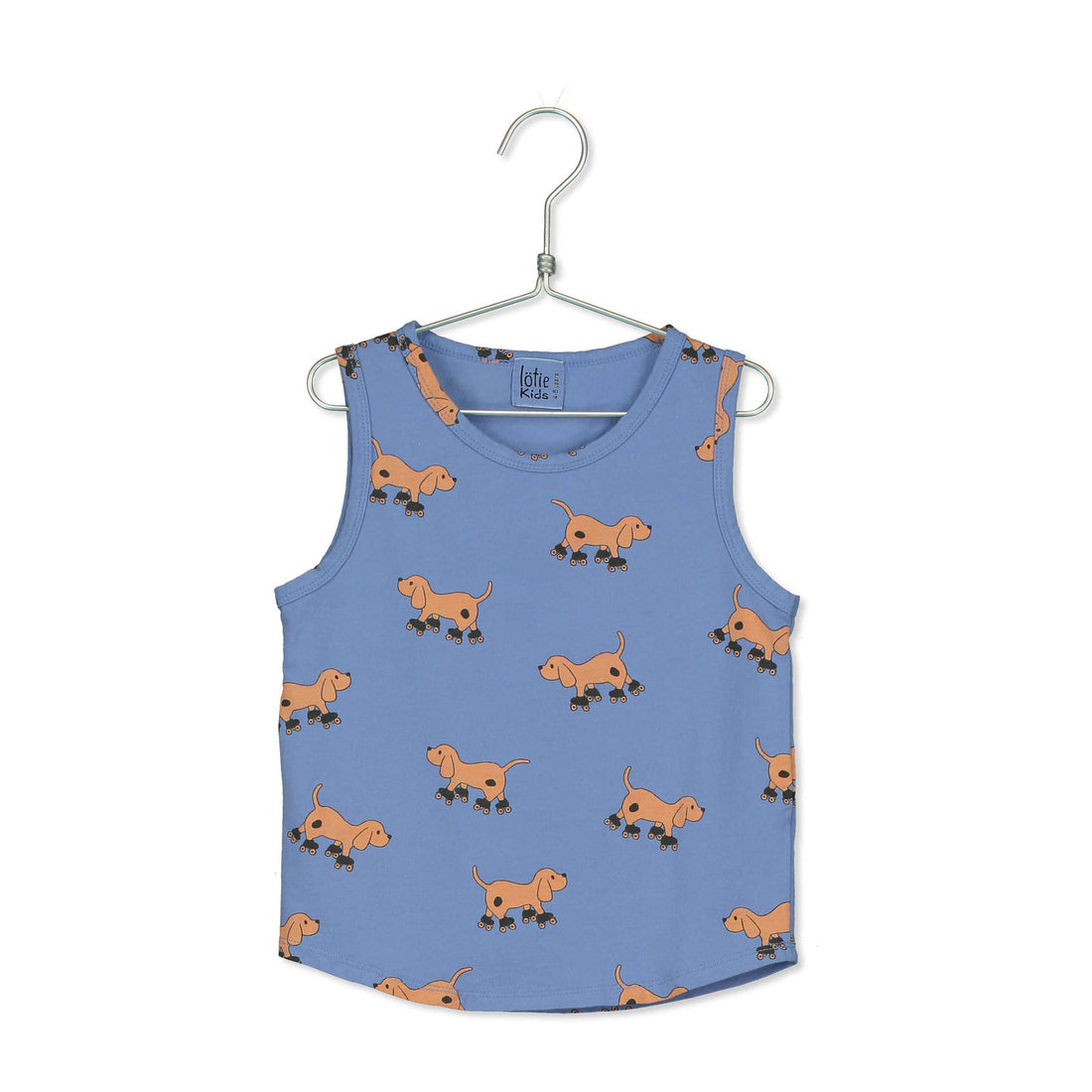 LotieKids Blue Dogs Tank Top