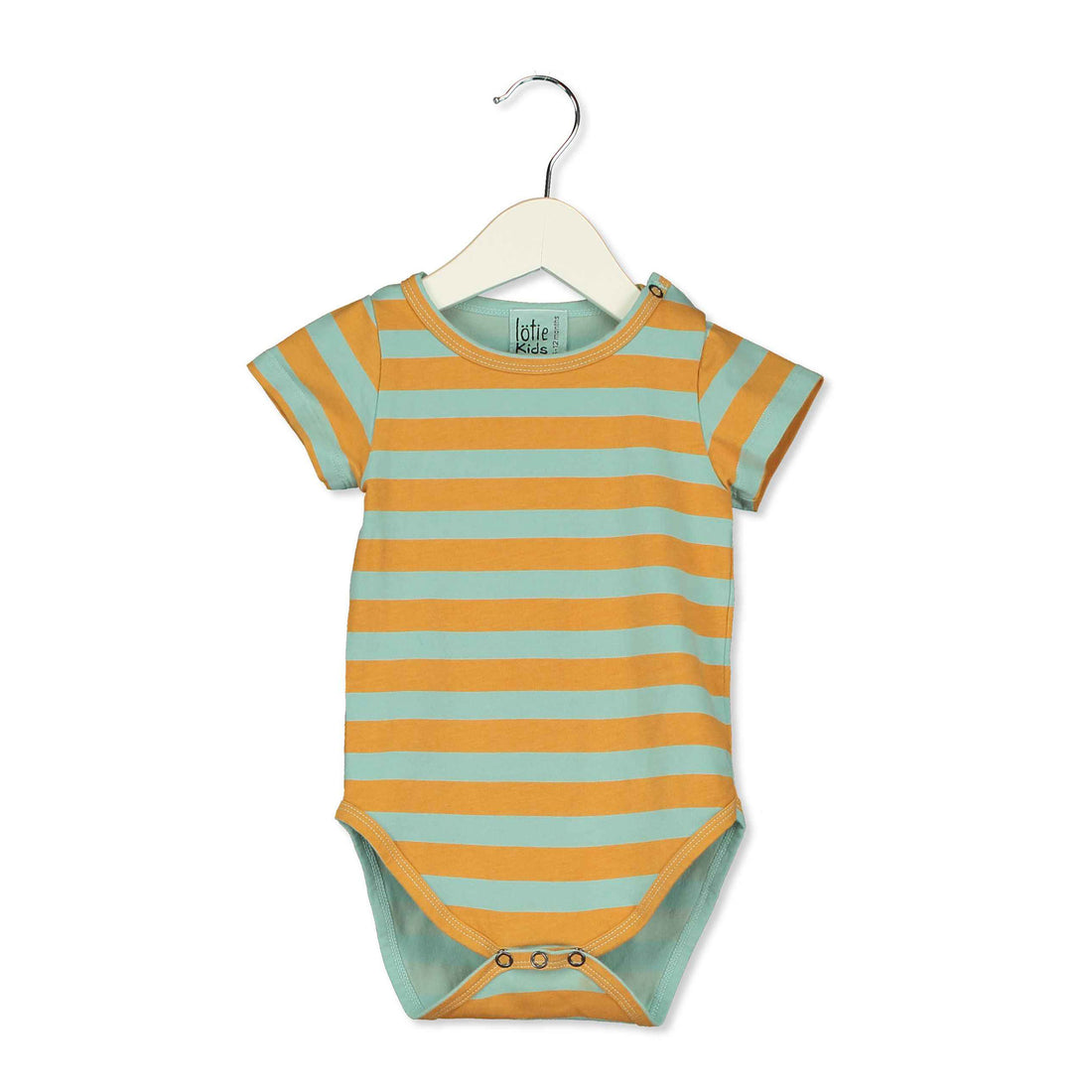 LotieKids Seagreen Stripes Baby Body