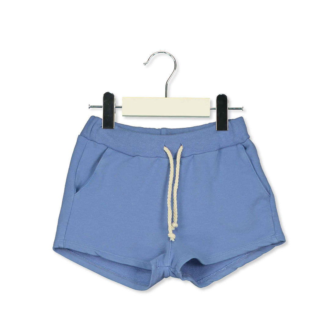 LotieKids Blue Solid Shorts