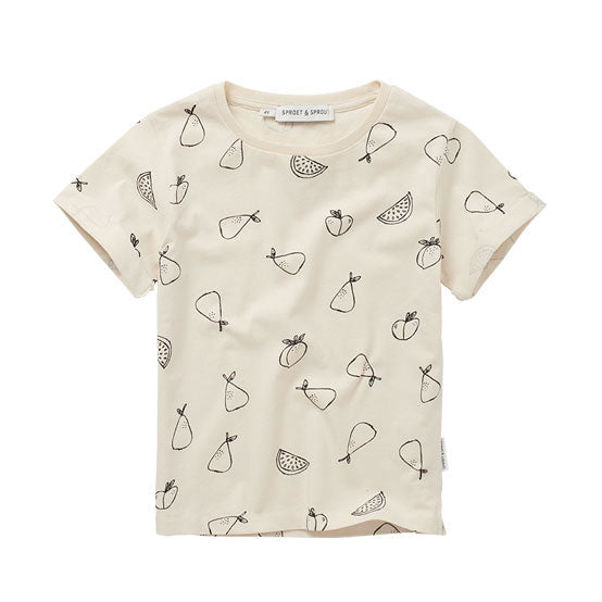 Sproet and Sprout Pear Tutti Frutti Print T-Shirt