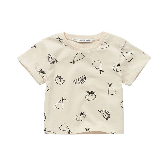 Sproet and Sprout Pear Tutti Frutti Print T-Shirt