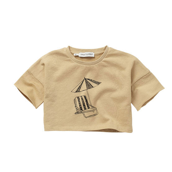 Sproet and Sprout Almond Sunbed Cropped T-Shirt