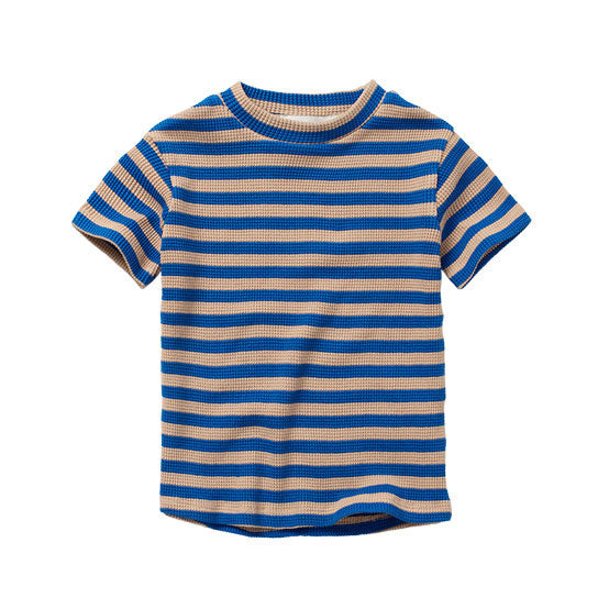 Sproet and Sprout Cobalt Blue Stripes Turtleneck