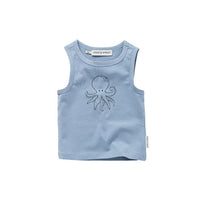 Sproet and Sprout Sky Blue Octopus Print Tank Top