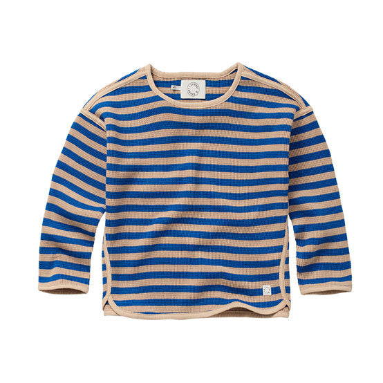 Sproet and Sprout Azzurra Blue Stripes Sweatshirt