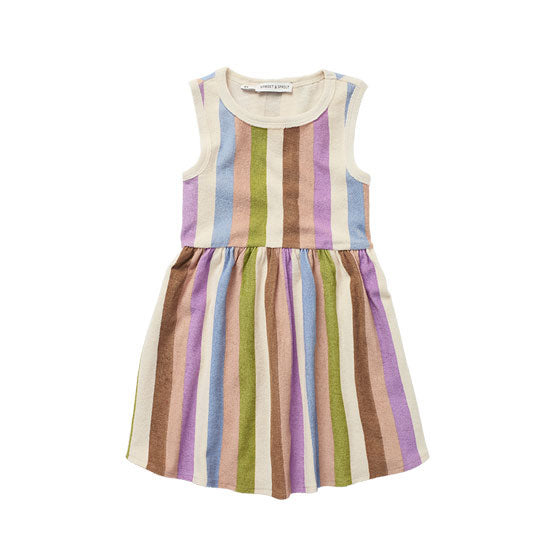Sproet and Sprout Biscotti Stripes Loose Dress